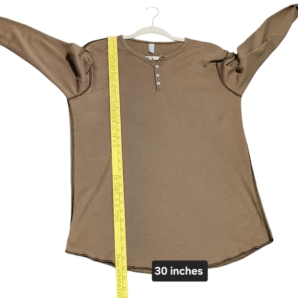 American Apparel Dexter Morgan Kill Shirt Mens Large Thermal Henley - Picture 7 of 9